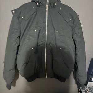 Men's Black Hooded Jacket